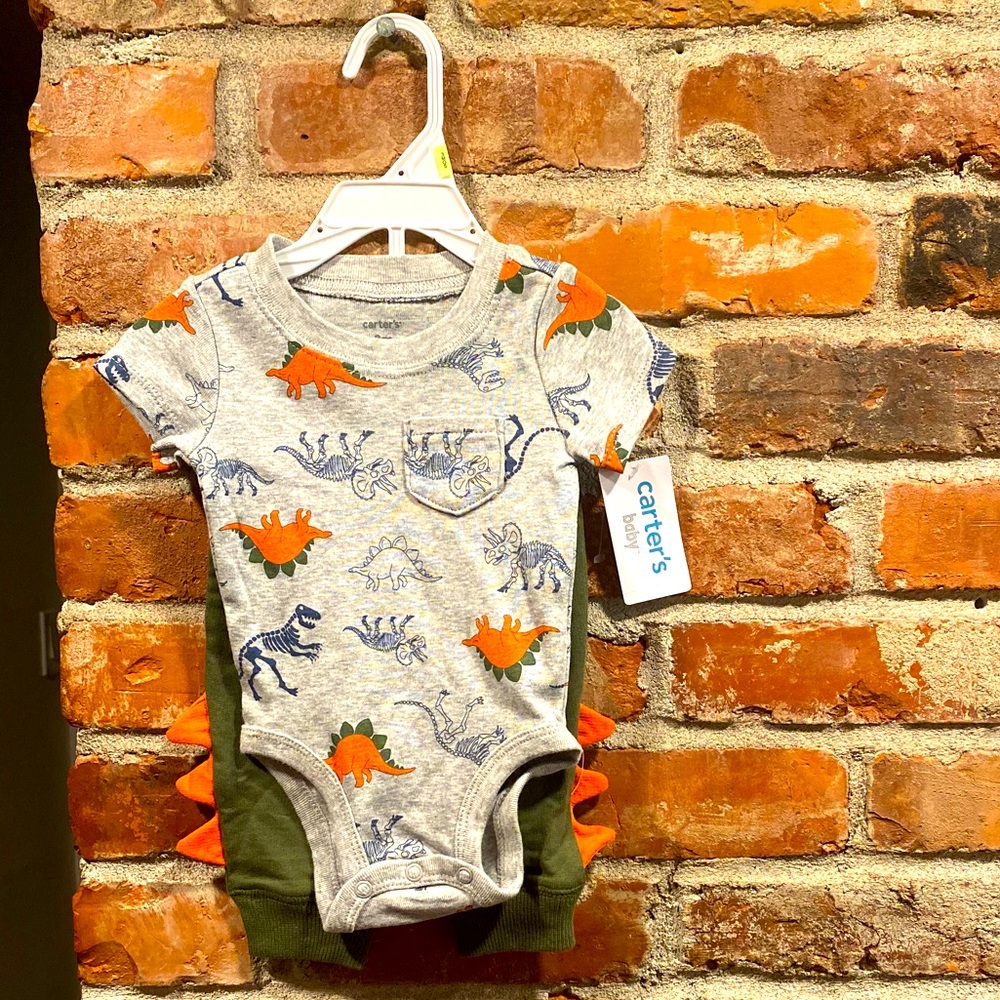 Little boys dinosaur outfit